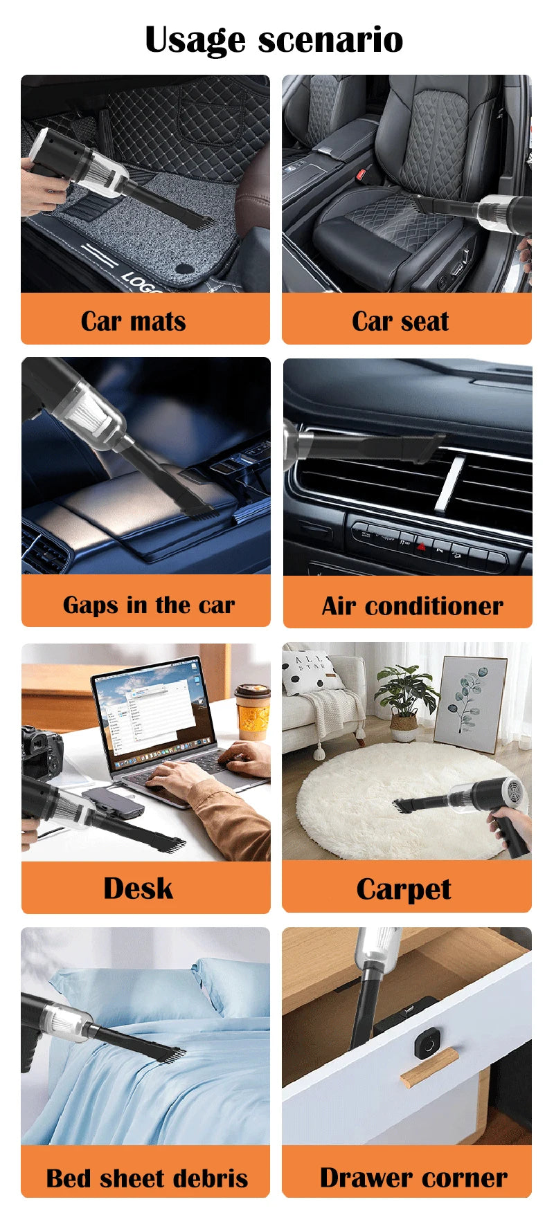 Wireless Car Vacuum Cleaner