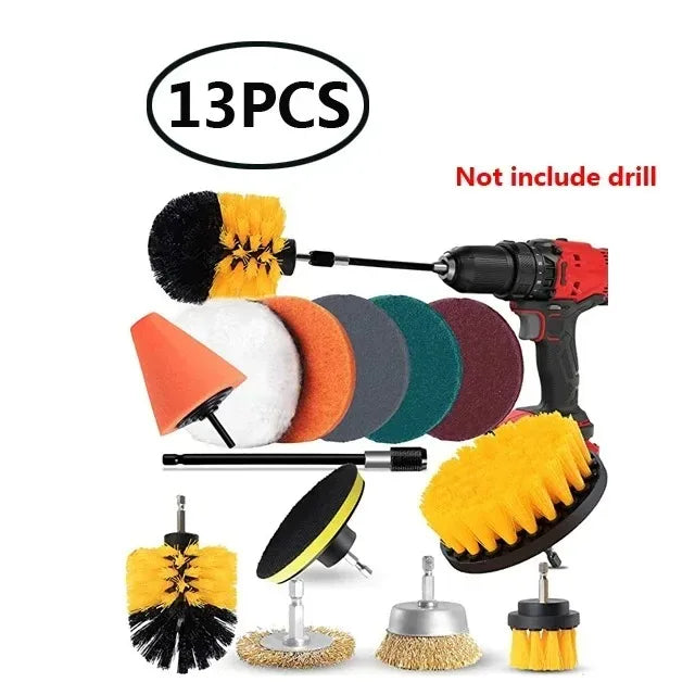 Electric Drill Brush Kit