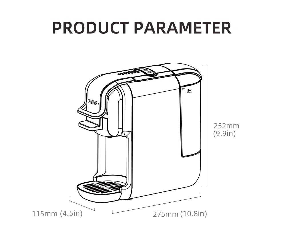 5 in 1 Multiple Capsule Coffee Machine